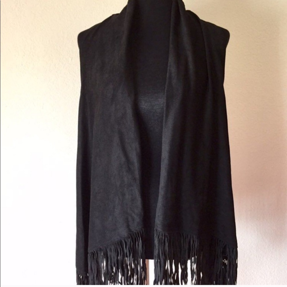 Fringe Suede Cardigan - Picture 2 of 5